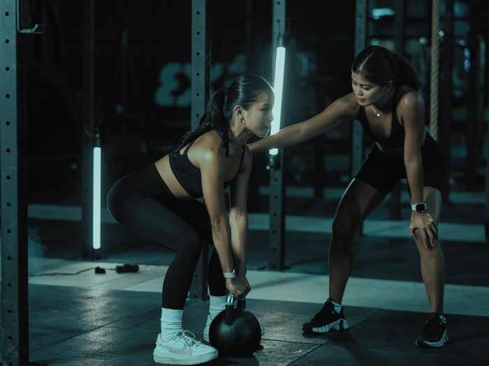 A man deadliftng in Majestic Fitness